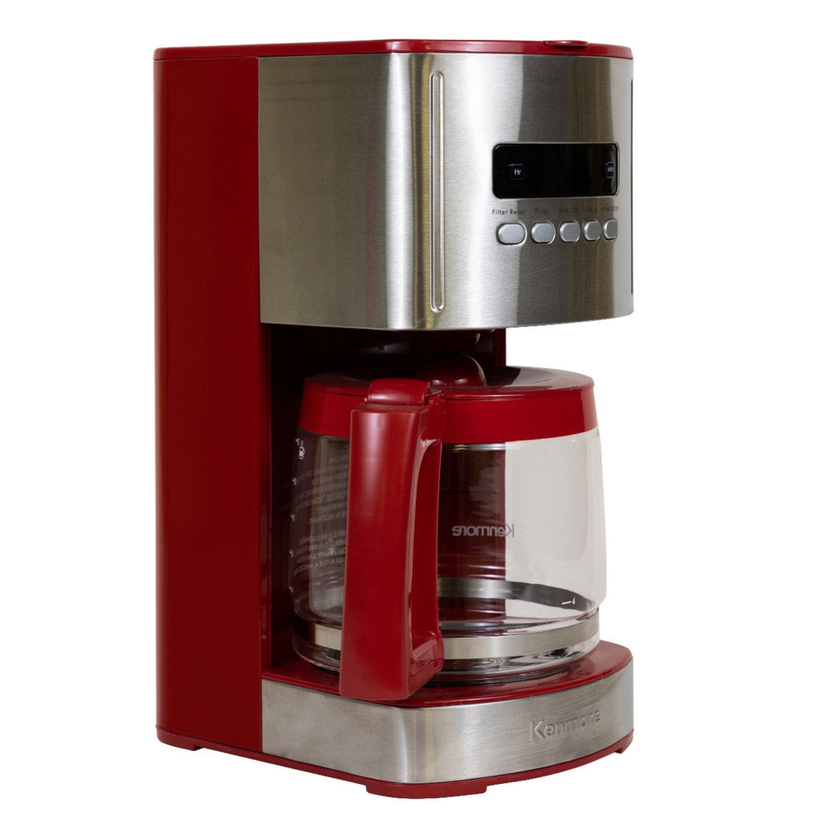Picture of Kenmore KKCM12Red 120V 12-Cup Programmable Coffee Maker, Red