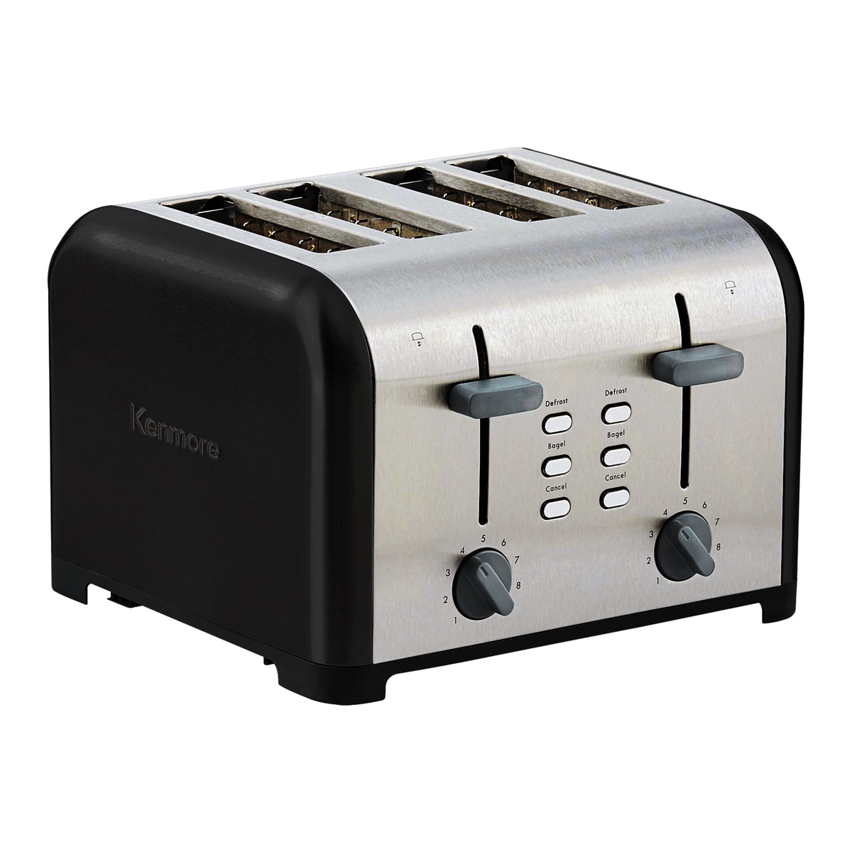 Picture of Kenmore KKTSDC4SBlack 10.80 x 11 x 7.50 in. 120V 4-Slice Toaster with Dual Control, Black