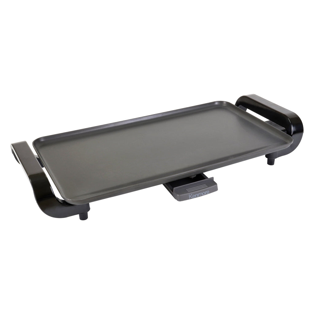 Picture of Kenmore KKNSEGGrey 10 x 18 in. Non-Stick Electric Griddle, Gray & Black