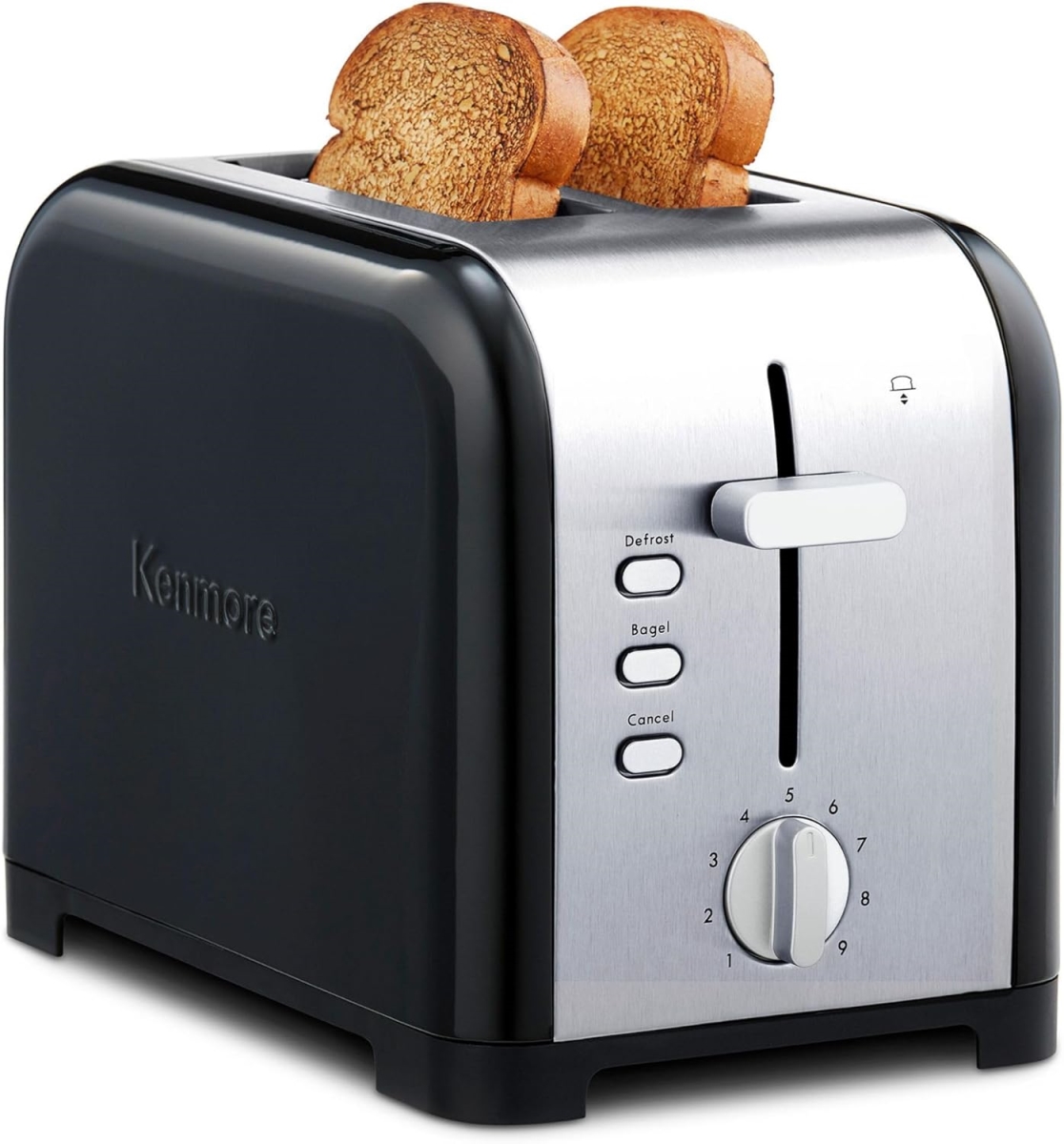 Picture of Kenmore KKTS2S B 120V 850W 2-Slice Toaster with Dual Control, Black