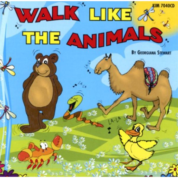 Picture of Kimbo Educational KIM7040CD Walk Like The Animals Song CD for PK to 2nd Grade