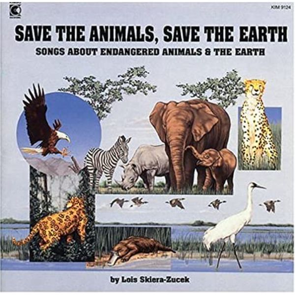 Picture of Kimbo Educational KIM9124CD Save The Animals, Save The Earth Song CD for PK to 4th Grade
