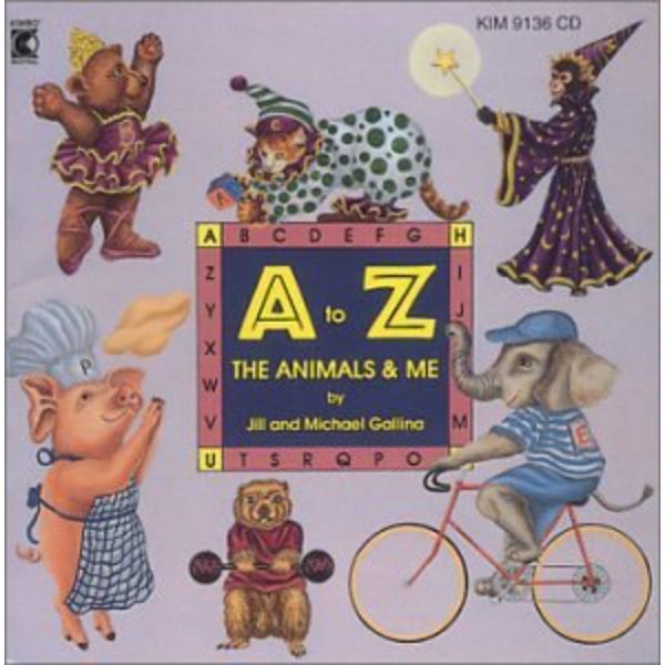 Picture of Kimbo Educational KIM9136CD A to Z&#44; The Animals & Me Song CD for PK to K Grade