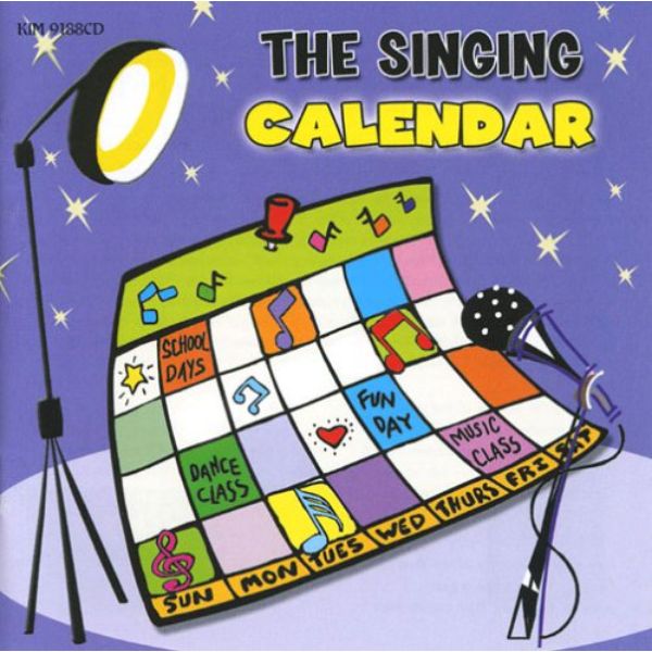 Picture of Kimbo Educational KIM9188CD The Singing Calendar Song CD for PK to 1st Grade
