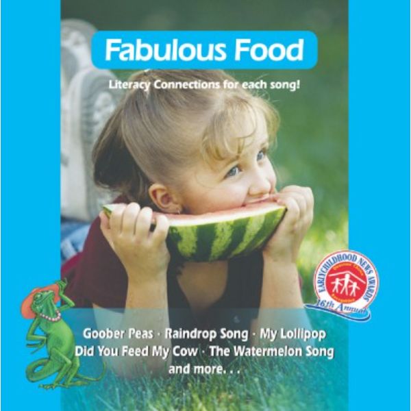 Picture of Kimbo Educational KPS 12CD Fabulous Food Song CD for PK to 1st Grade