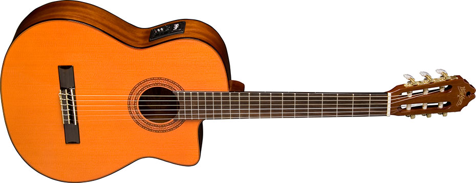 Picture of Washburn C5CE-A-U Classical Acoustic Electric Amber Top