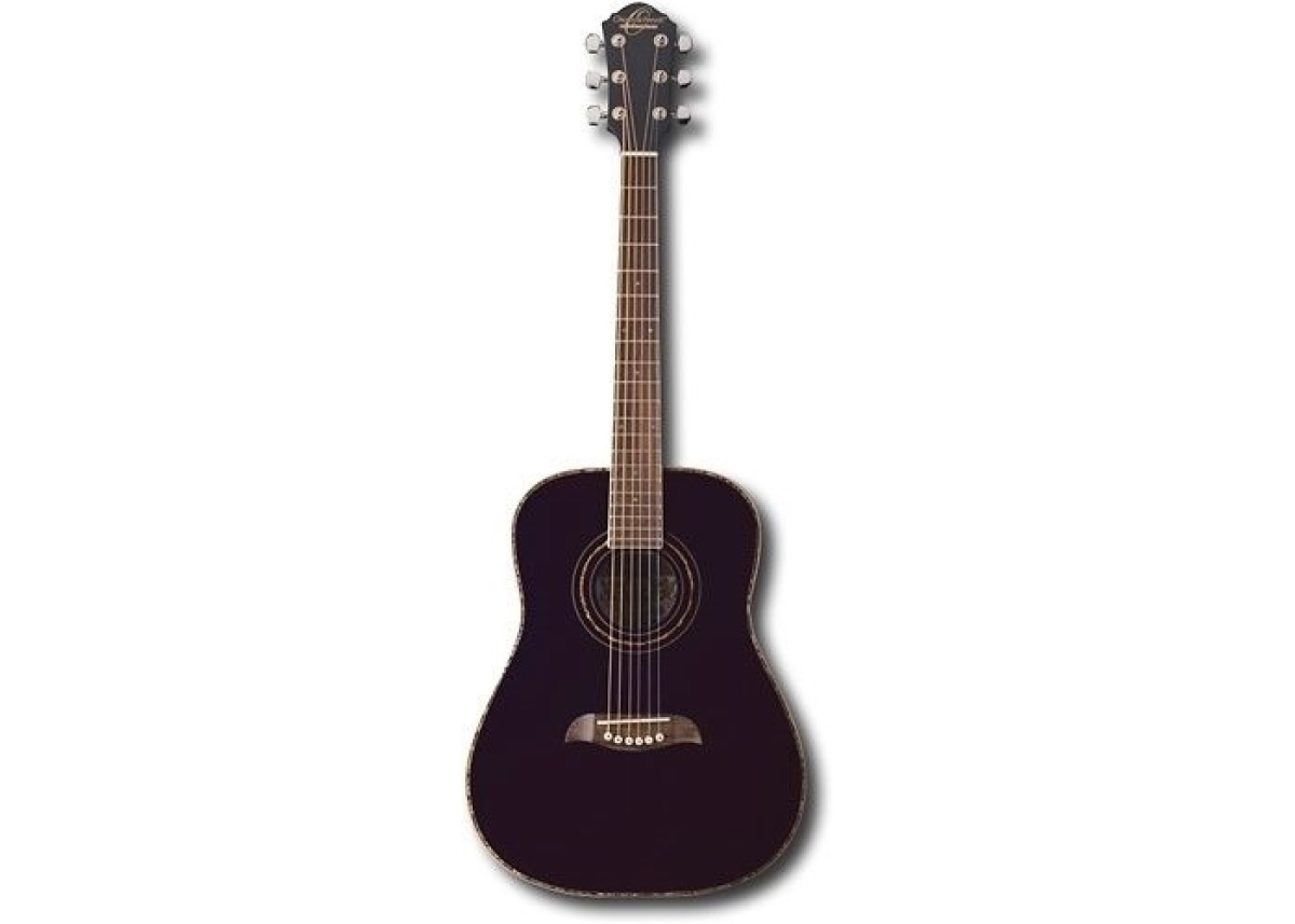 0.2 in. Dreadnought Acoustic Guitar, Black -  Oscar Schmidt, OS315640