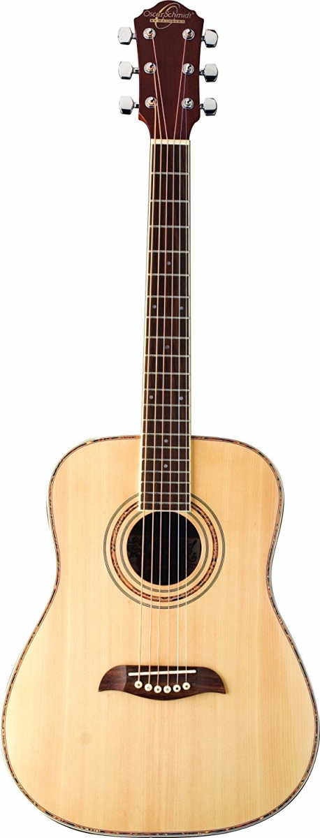 0.75 in. Natural Lefty Dreadnought Guitar - Left Hand