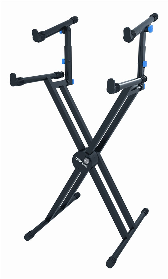 Picture of Quik Lok USA QL-742-U Double Tier & Braced Keyboard Stand