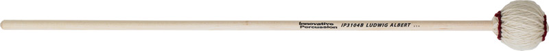 Innovative Percussion IP3104B-U Ludwig Albert Series Medium Soft Marimba Mallets with Birch Handles - Set of 2