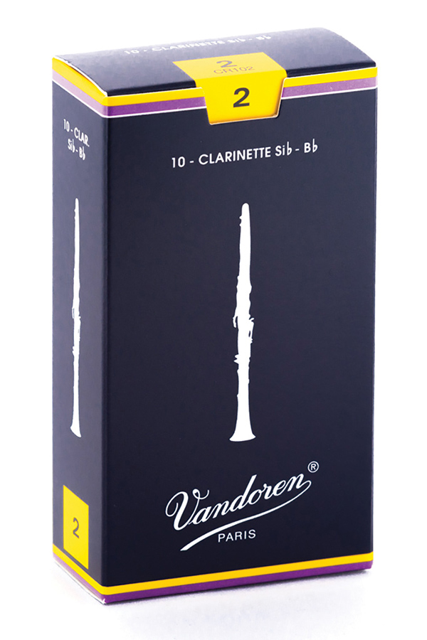 Picture of Vandoren CR102-U Clarinet Traditional Reeds - Strength No.2