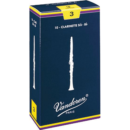 Picture of Vandoren CR103-U Clarinet Traditional Reeds - Strength No.3