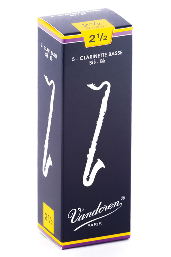 Picture of Vandoren CR1225-U Bass Clarinet Traditional Reeds - Strength No. 2.5