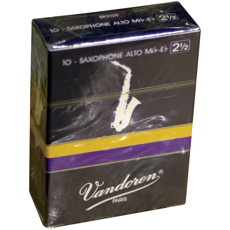 Picture of Vandoren SR2125-U Alto Saxophone Traditional Reed - Strength No.2.5