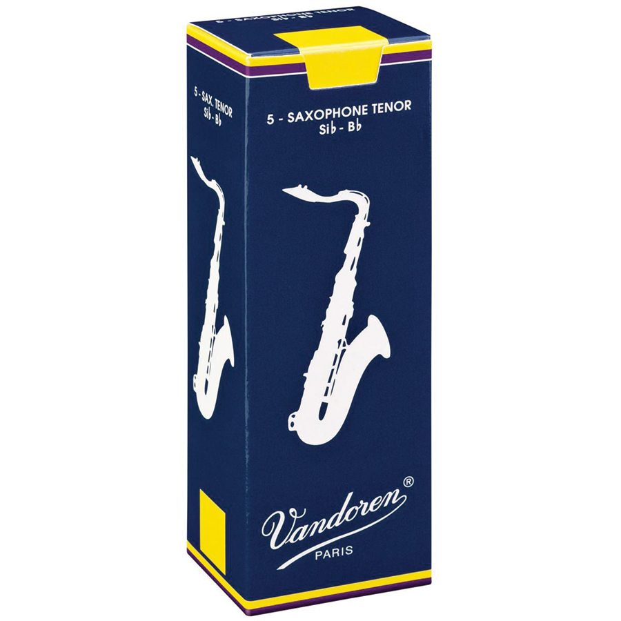 Tenor Saxophone Traditional Reeds - Strength No.2.5 - Vandoren SR2225-U