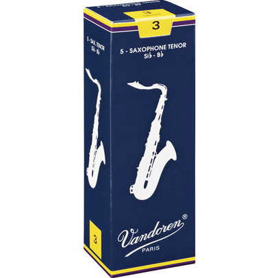 Picture of Vandoren SR223-U Tenor Saxophone Traditional Reeds - Strength No.3