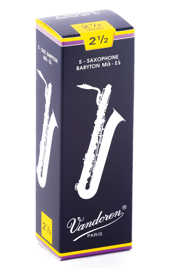 Picture of Vandoren SR2425-U Traditional Baritone Saxophone Reeds - Strength No.2.5