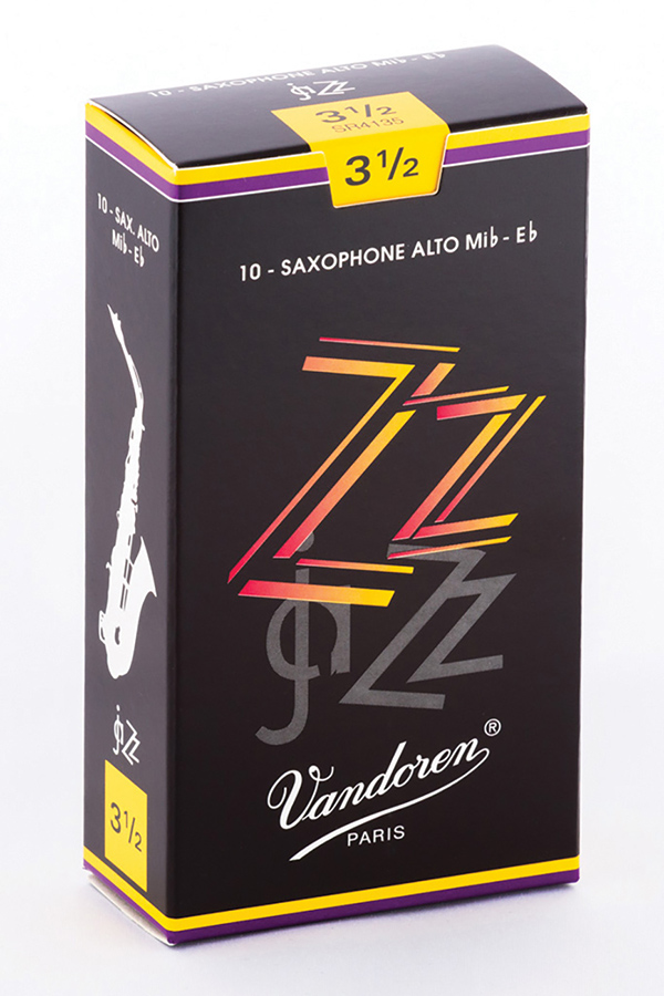 Picture of Vandoren SR4135-U Alto Sax ZZ Reeds - Strength No.3.5