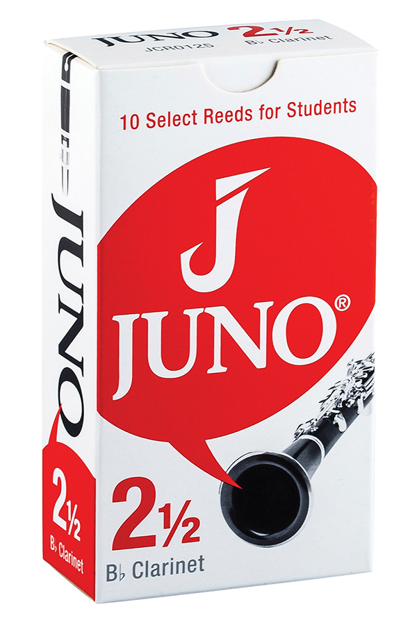 Vandoren Juno Clarinet Bb Reeds, Strength No.2.5 - Box of 10