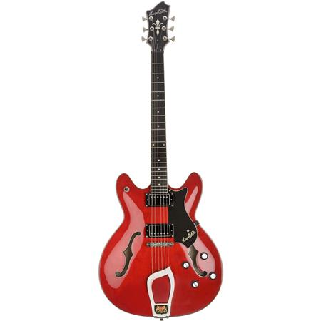 Picture of Hagstrom VIK-WCT-U Viking Cherry Red Maple Electric Guitar - 15104 Hj 50 Pickups