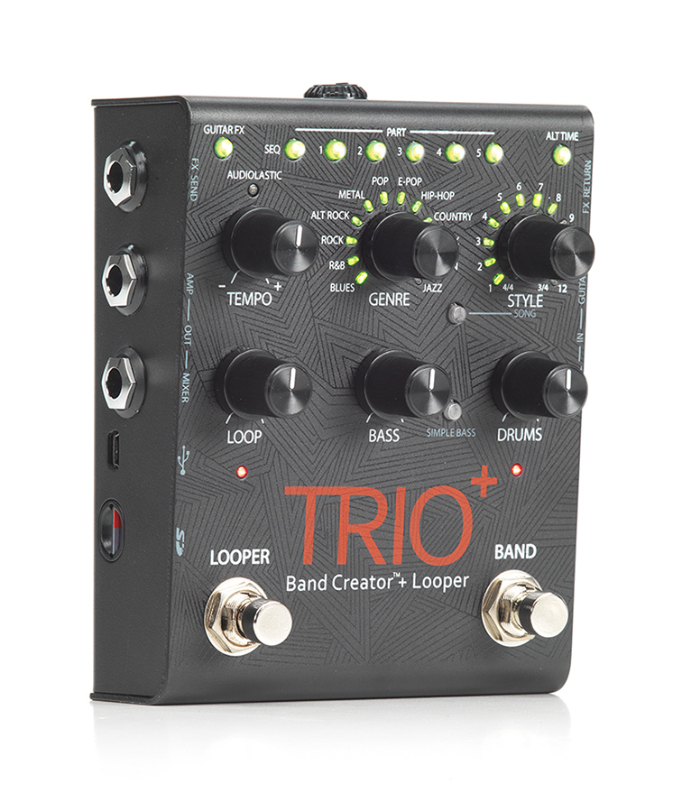 Trio Plus Band Creator & Looper Guitar Pedal - Digitech TRIOPLUS-U