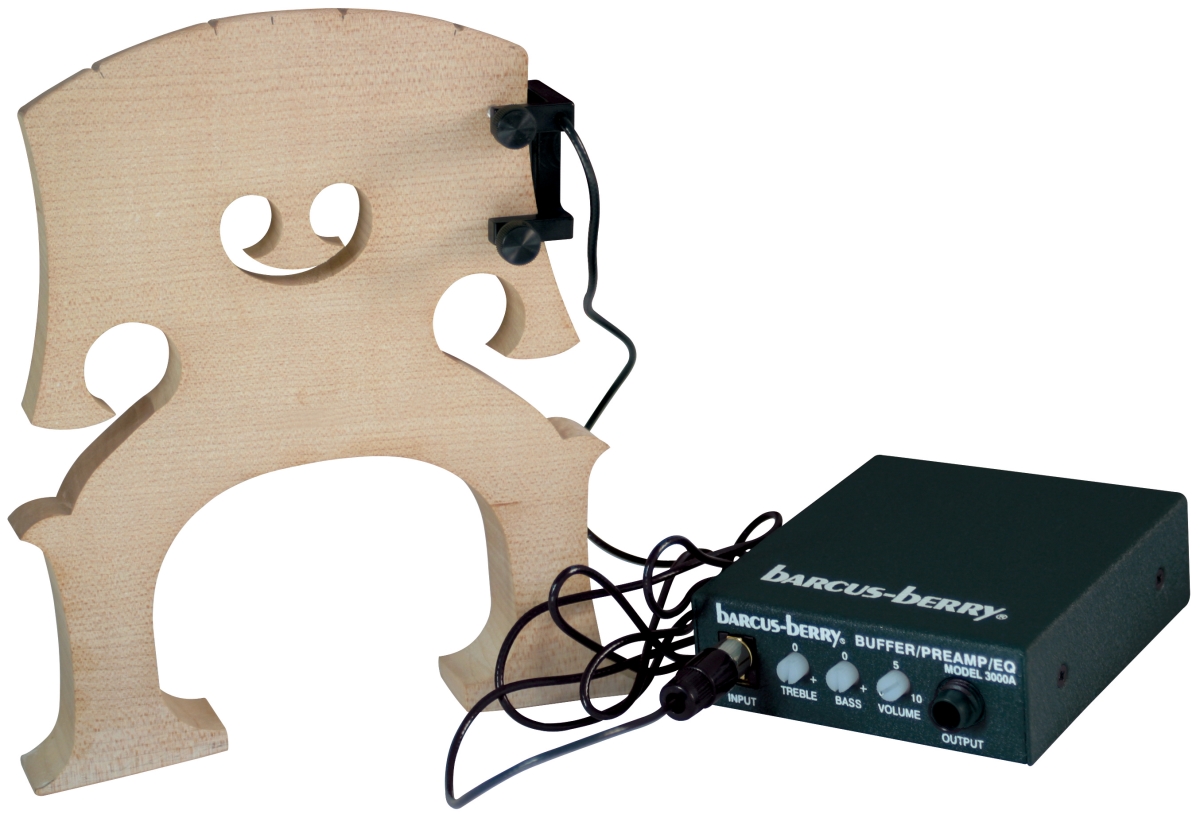 Barcus Berry B3150-U String Bass Piezo Transducer & Pre-Amplifier