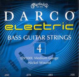 D9500-U Darco Nickel Plated Bass Guitar Strings, Medium -  MARTIN STRINGS