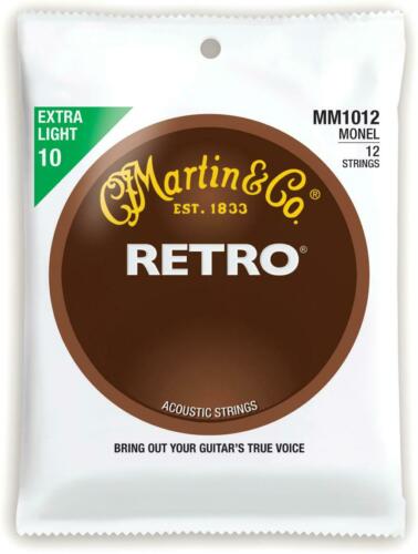 41Y19MM1012-U Retro 12-String Acoustic Guitar - Extra Light -  MARTIN STRINGS