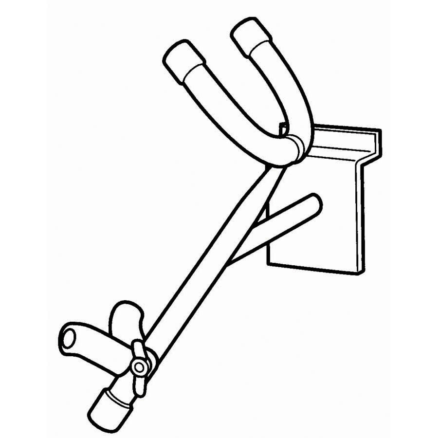 Alto & Tenor Sax Holder for Slatwall