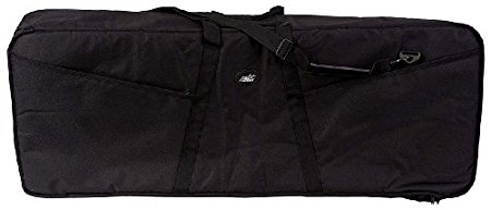 Padded Keyboard Gig Bag with Straps, Black - 44.5 x 17 x 6.5 in.