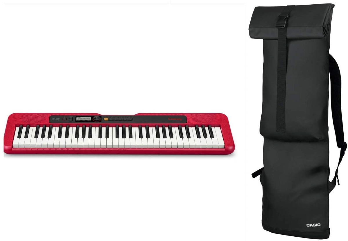 Picture of Casio CT-S200RD-U Portable 61-Key Digital Piano, Red