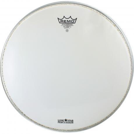 14 in. Falams K Series Smooth Marching Snare Batter Drumhead, White