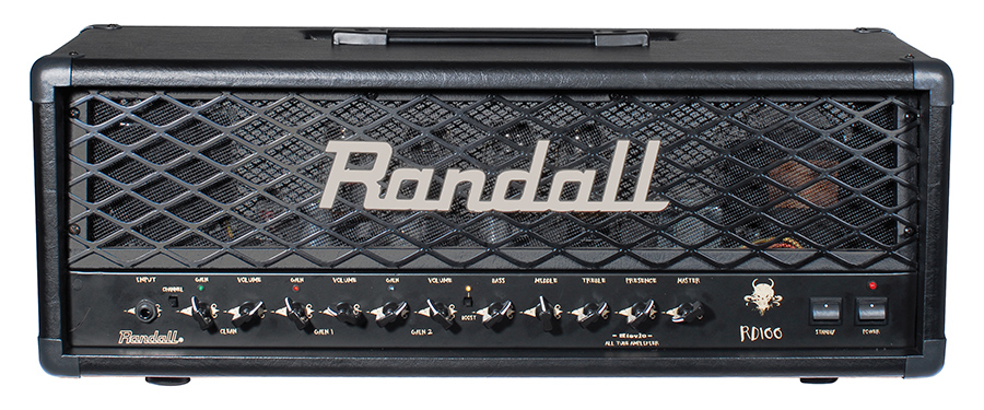 Picture of Randall RD100H-U 100W Diavlo Tube Guitar Head with Footswitch, Black