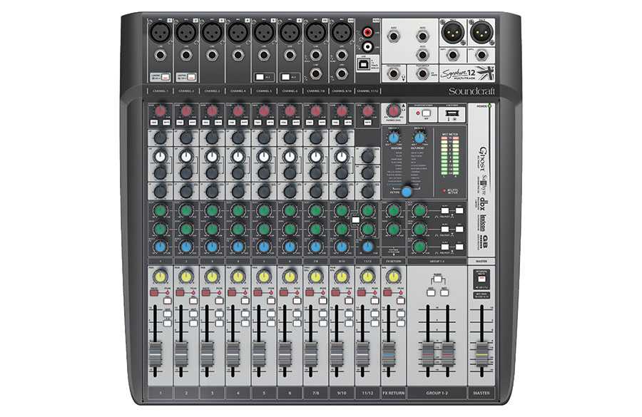 Picture of Soundcraft SIGNATURE12MTK-U 12-Channel Mixer with Recording