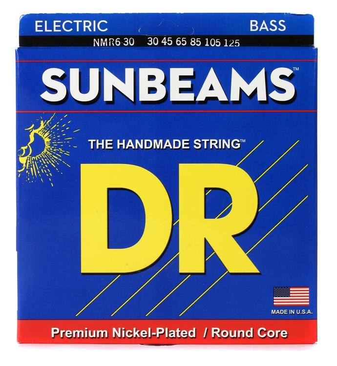 Picture of DR Handmade Strings NMR6-30-U Snbeam Nickel Plated Bass 6 String - 30-125 Gauge