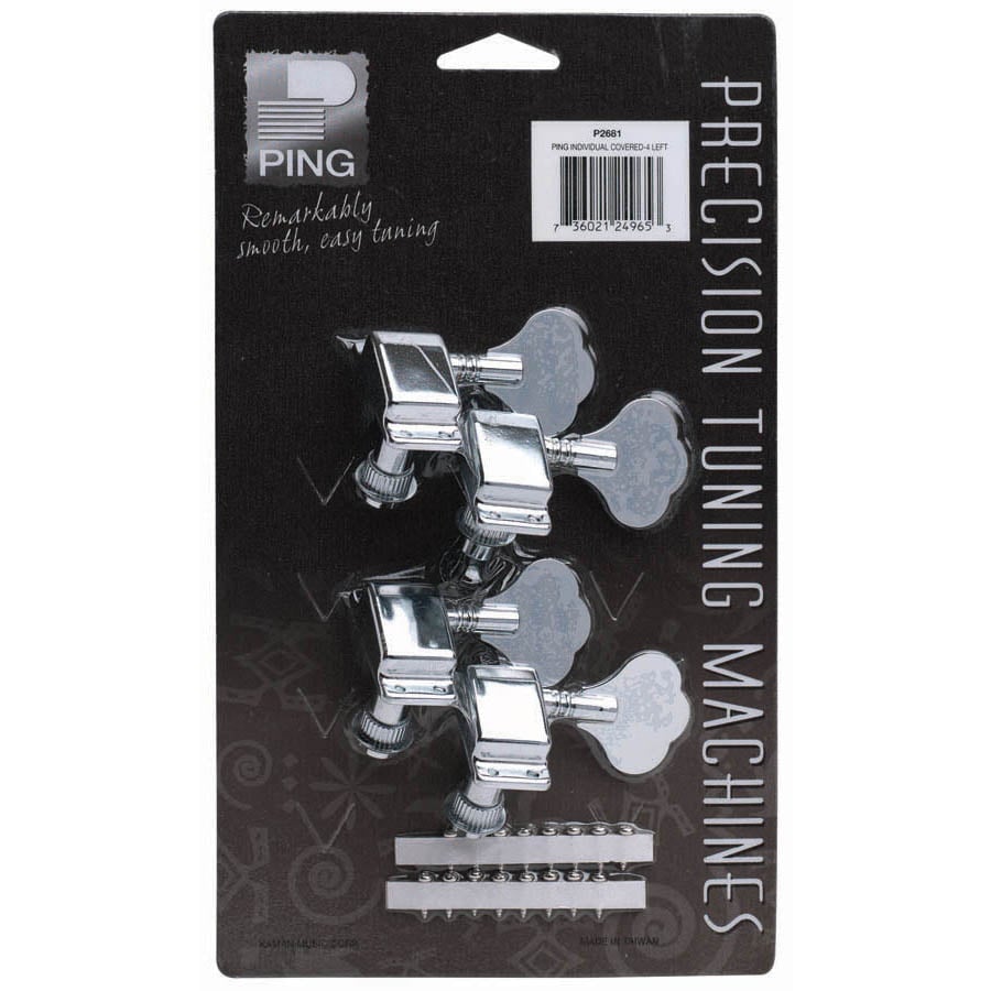 Individual Covered 4 Left Tuning Machines