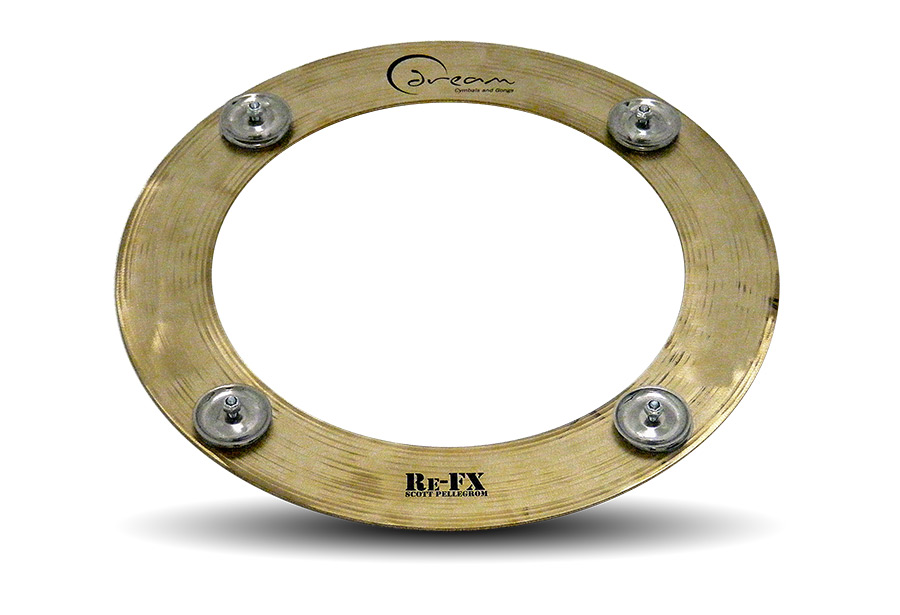 Picture of Dream Cymbals & Gongs REFX-CC14-U 14 in. Pellegrom Crop Circle Effect Cymbal with Jingles