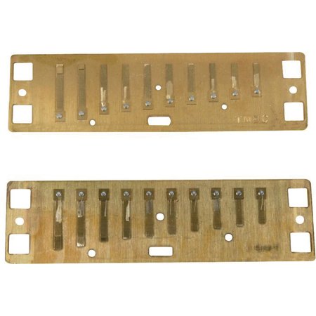 Lee Oskar 1910NRP-MN-C-U Reed Plates with Minor-C, Natural