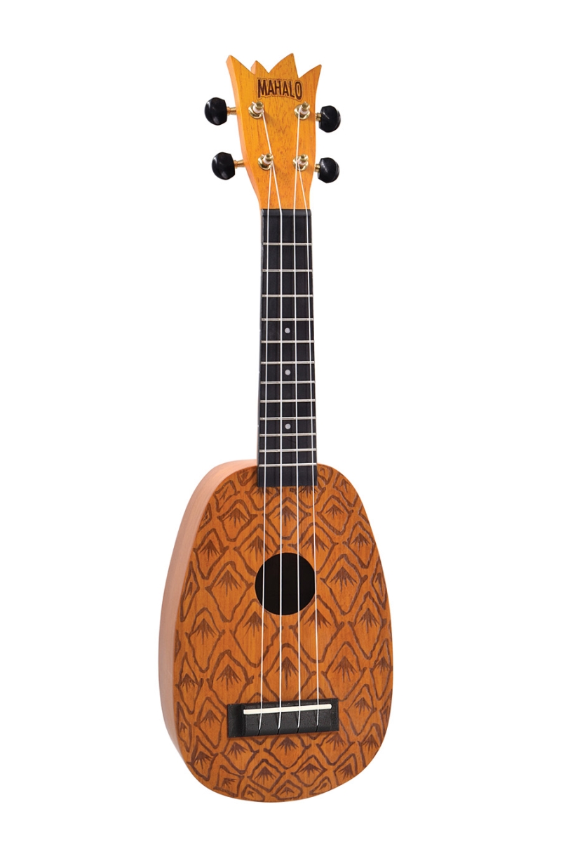 ME1P-U Laser Engraved Pineapple Soprano Ukulele