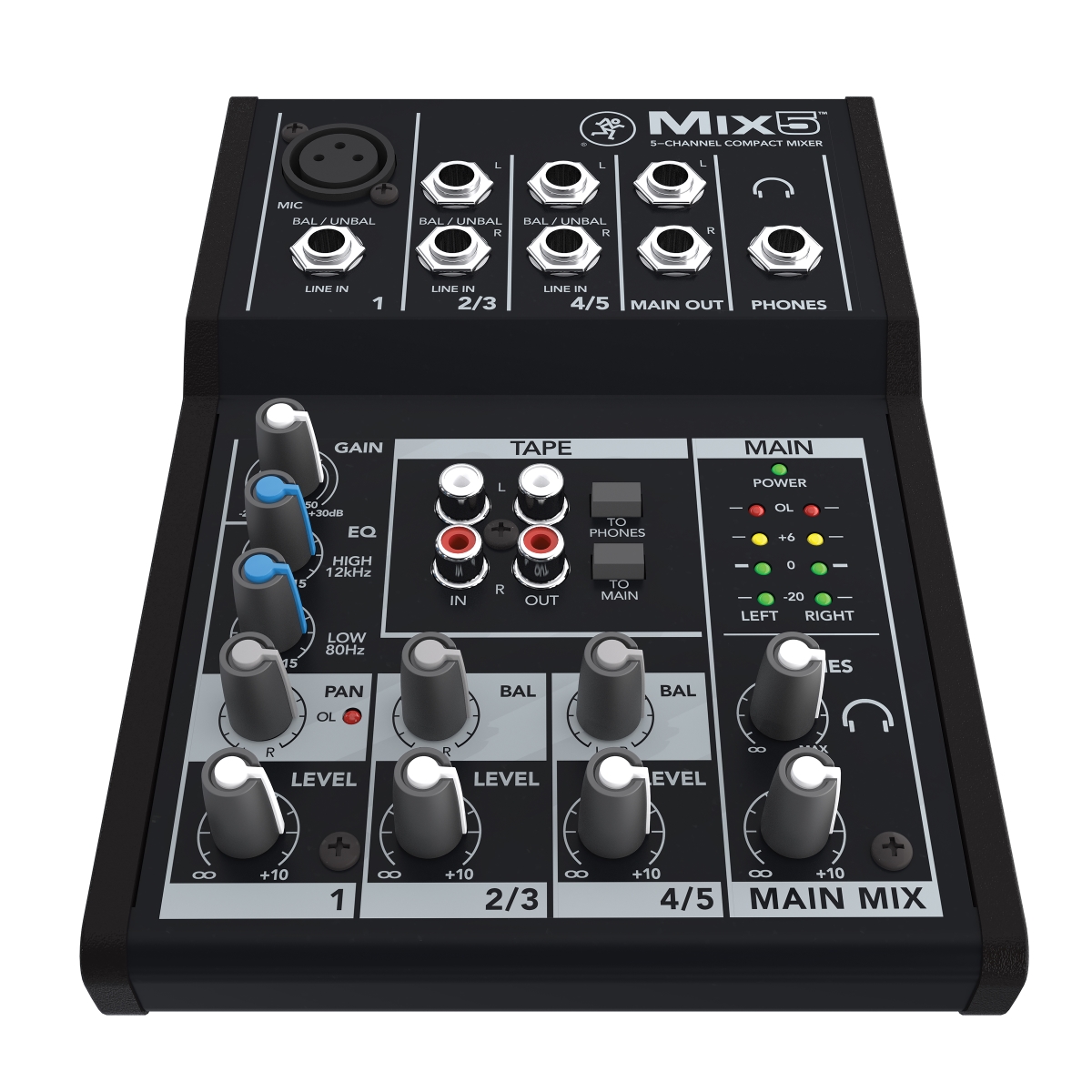 MIX5-U 5 Channel Compact Mixer