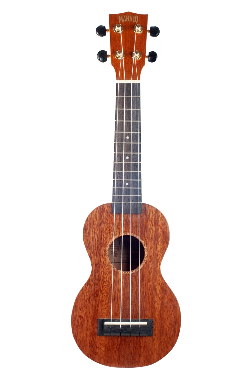 MJ1TBR-U Java Soprano Ukulele, Transparent Brown