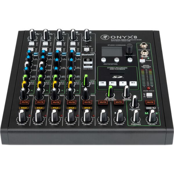 Picture of KMC Music ONYX8-U Mackie 8 Channel Premium Analog Mixer