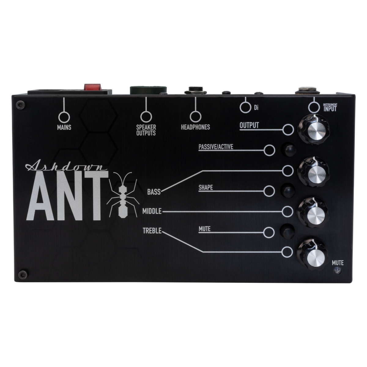 Picture of KMC Music ANT200-U 200 watts The Ant Pedal-board Bass Amplifier