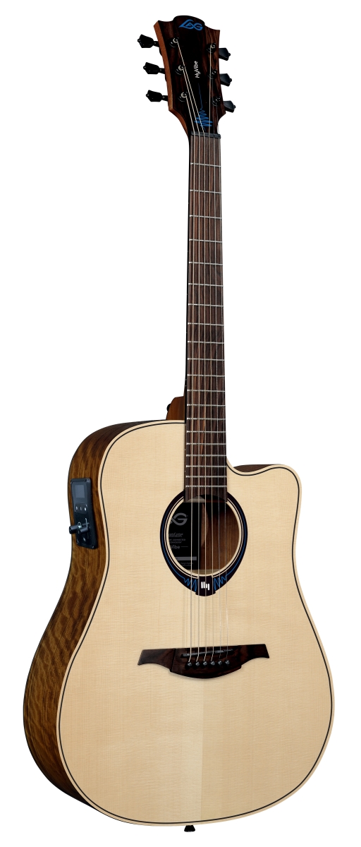 THV20DCE-U Tramontane Dreadnought Cutaway Acoustic Guitar with Hyvibe -  KMC Music