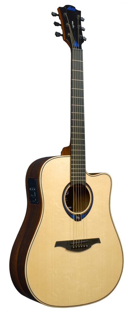 THV30DCE-U Tramontane Dreadnought Cutaway Acoustic Guitar with Hyvibe -  KMC Music