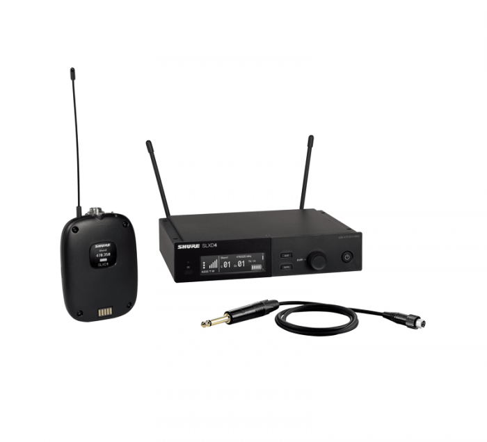 SLXD14-G58-U G58 Band Wireless System with SLXD1 Bodypack Transmitter -  Shure
