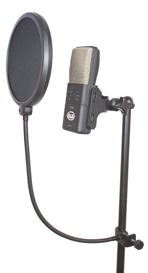 VP1-U CAD Audio Vox-Pop Gooseneck Pop Filter, Black