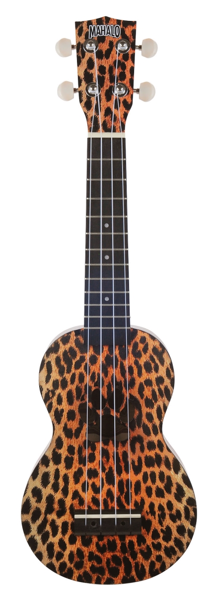 Mahalo Art II Series Soprano Ukulele, Cheetah Motiff