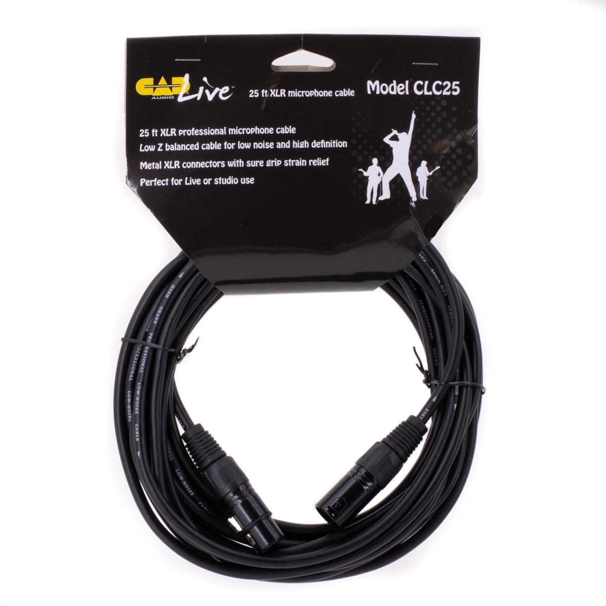 CAD CAD-CLC25-U 25 ft. CLC25 Professional XLR Microphone Cable