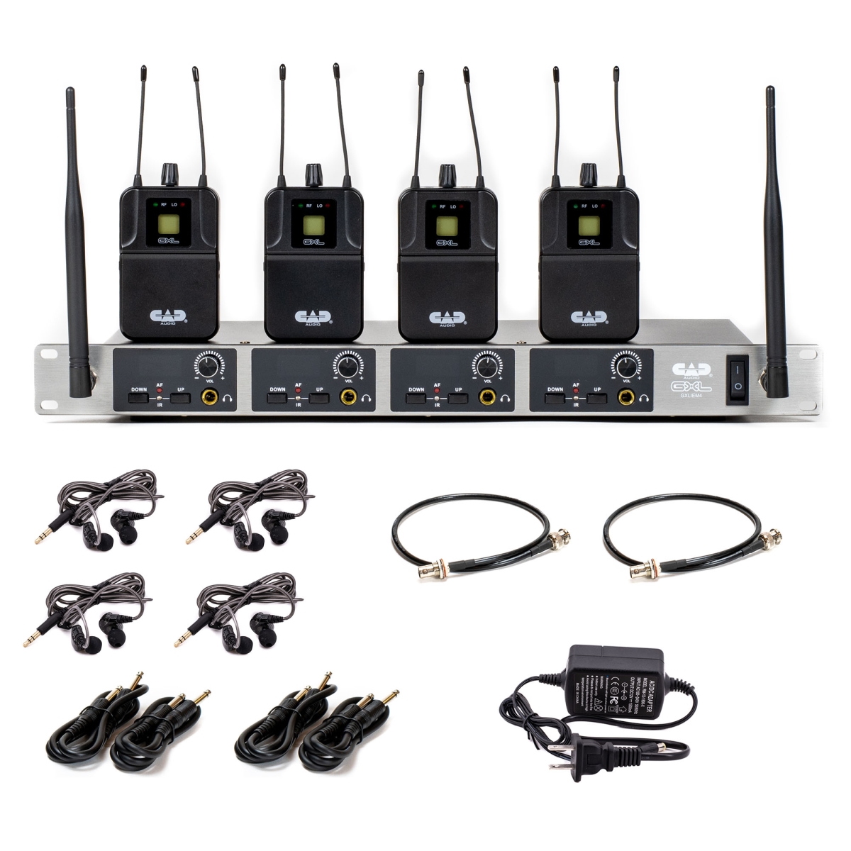 Audio Quad Mix Wireless in Ear Monitor System